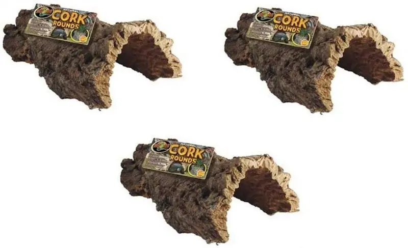 Zoo Med corteza de corcho natural, Ronda, Medio (3 Pack)