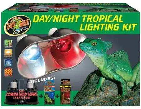 Zoo Med Día/Noche Tropical Kit de iluminación