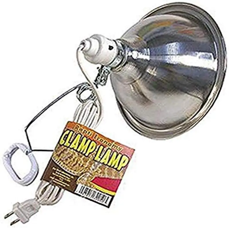 Zoo Med Economía abrazadera de lámpara con 8.5-inch Dome, cromado