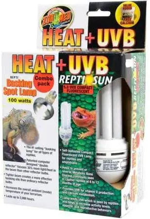 Zoo Med Heat & UVB Combo Pack