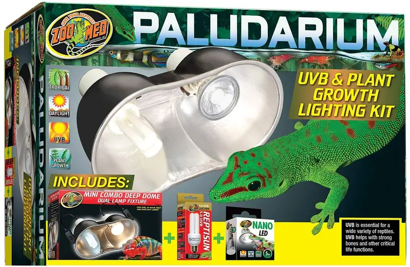 ZOO MED LABORATORIES INC Paludarium Uvb + Kit de luz para crecimiento de plantas, talla única
