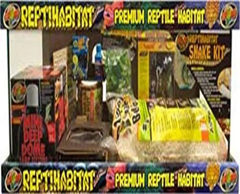 Zoo Med Laboratories SZMNTS21 Reptihabitat 20 - Kit de inicio de serpiente largo