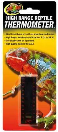 Zoo Med Laboratories szmth10 Hi gama tira de termómetro (embalaje puede variar)