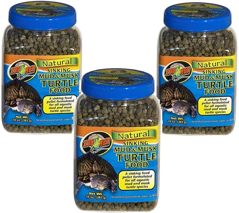 Zoo Med laboratorios zoomed Barro & almizcle Sinking Aquatic tortuga Alimentos, 1 count, tamaño ONE