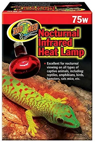 Zoo Med - Lámpara de calor por infrarrojos (50 W), color rojo