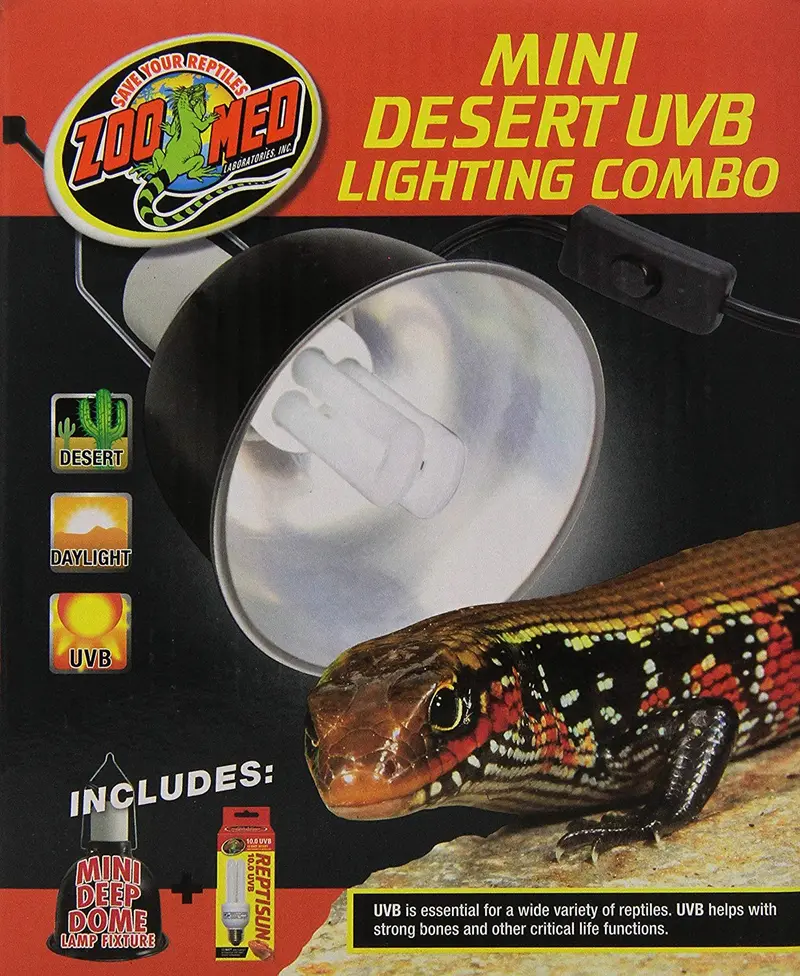Zoo Med Mini Desert UVB Lighting Single Combo