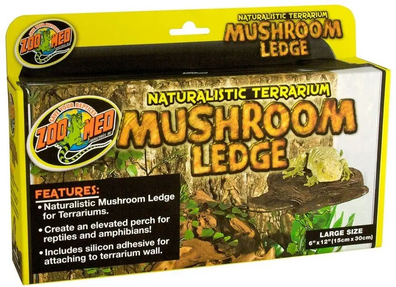 Zoo Med Mushroom Ledge, L, Negros & Grises