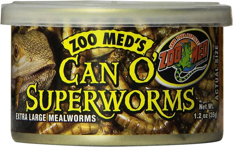 Zoo Med - Pack de 3 toallitas de café con diseño de Can O' SuperWorms, 1,2 onzas por lata