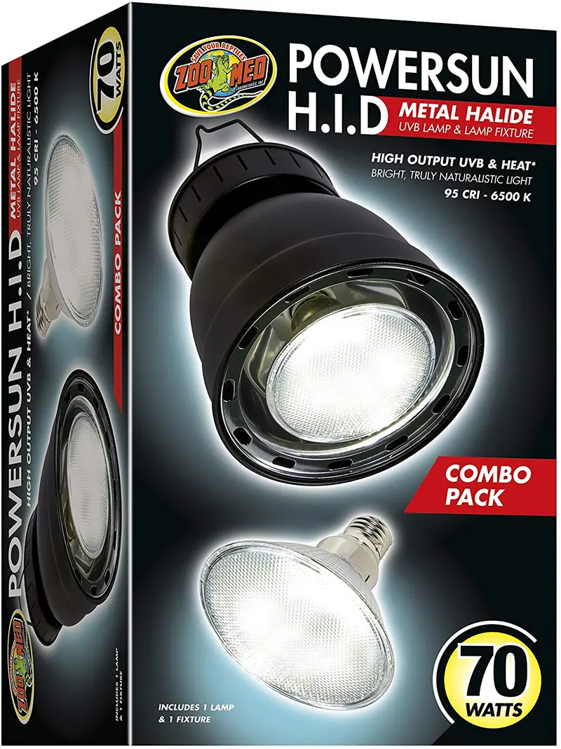 Zoo Med powersun h.i.d metal Halide Lamp & UVB Lamp Fixture