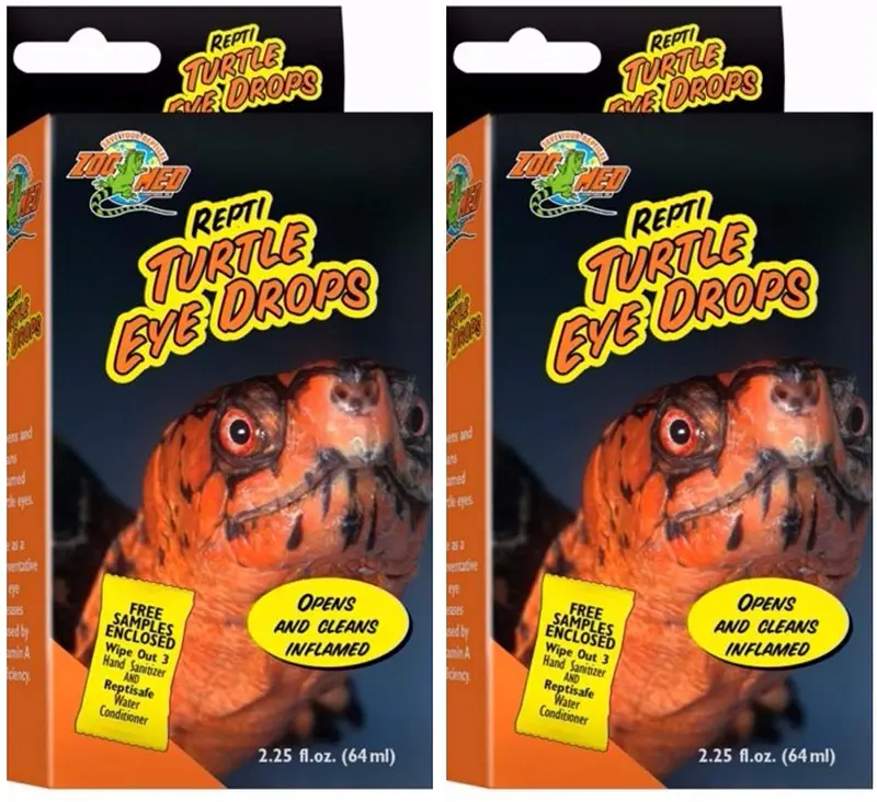 Zoo Med Repti - Juego de 2 gotas de ojo de tortuga