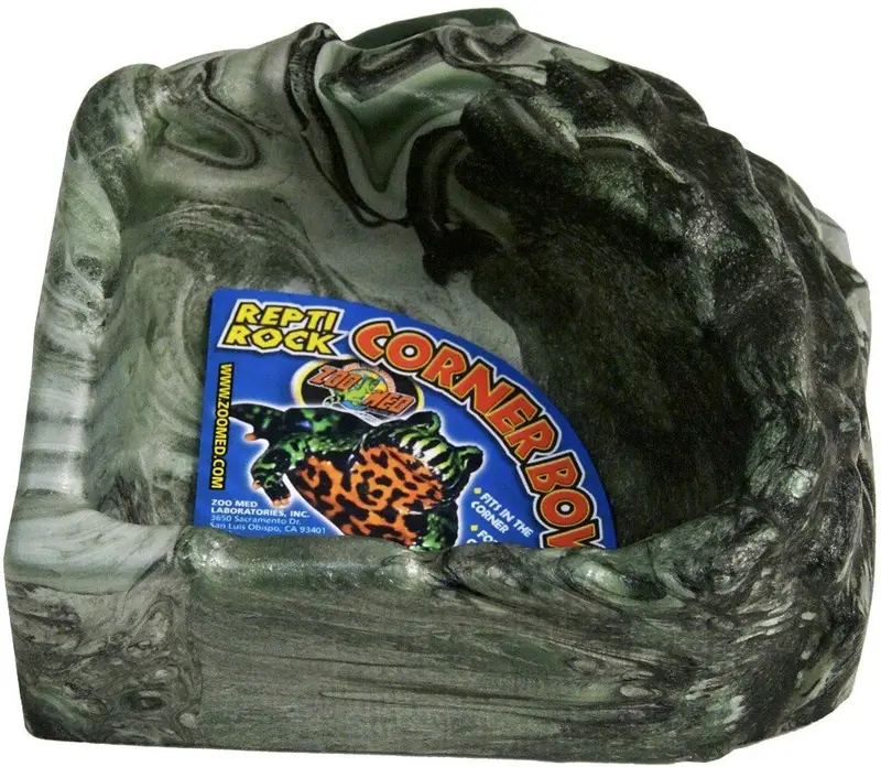 Zoo Med Reptile Rock - Fuente de agua esquinera