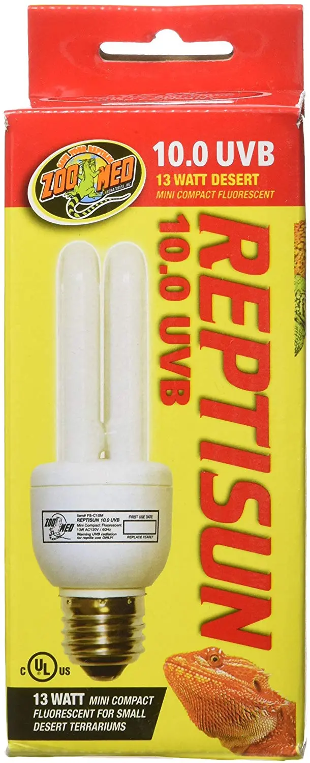 Zoo Med Reptisun 10.0 Uvb Mini fluorescente compacto 13 W
