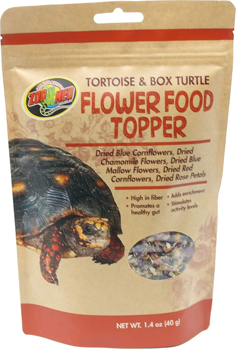 Zoo Med Tortoise and Box Turtle Flower Food Topper