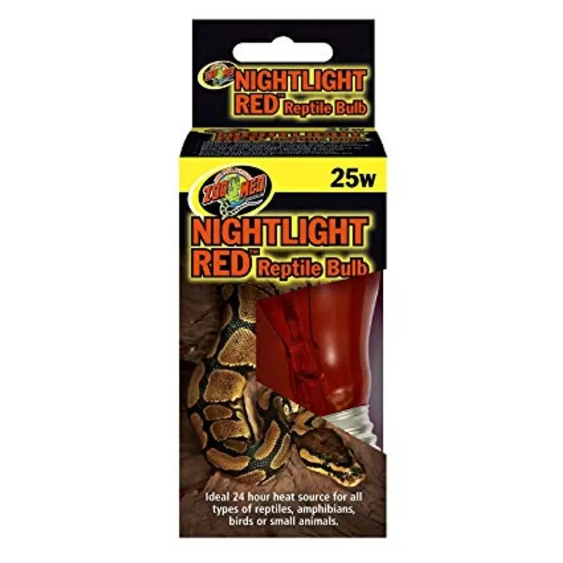 Zoomed Bombilla Nightlight Roja