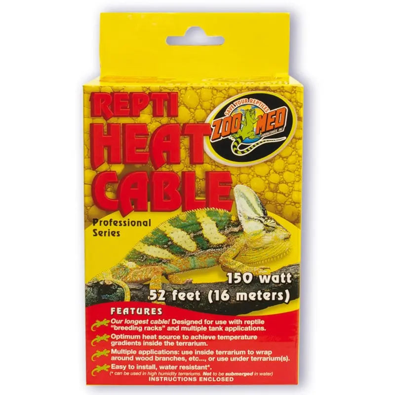 Zoomed Cable Calentador Reptiles