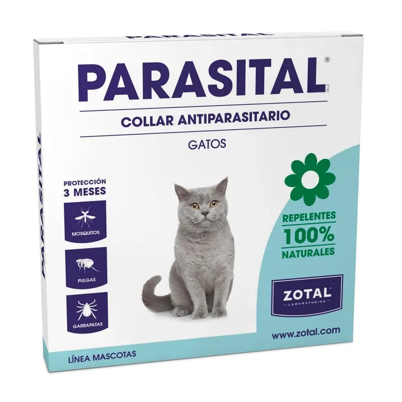 Zotal Collar Parasital para gatos