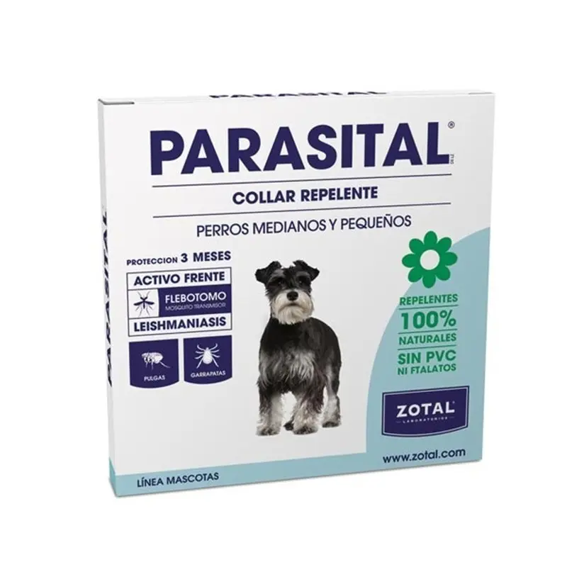 Zotal Collar Parasital perro Pequeño y mediano