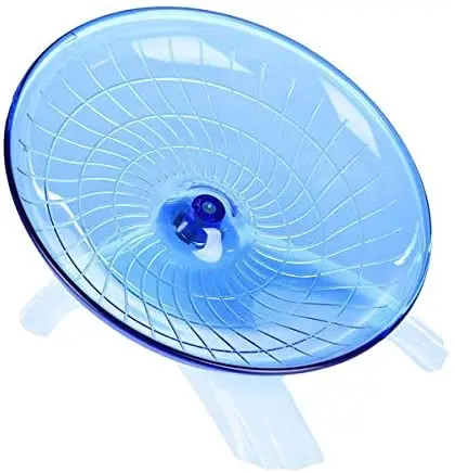 zswell1 Pack Exercise Wheel Jogging Running Silent Spinner Hamster Flying Saucer for Syrian Hamsters Rat Gerbils Mice Chinchilla Guinea Pig Squirrel and Other Small Animal