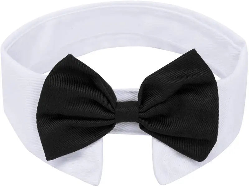 ZTON para cachorro pequeño, Navidad, hecho a mano, ajustable, formal, corbata de cuello para perros y gatos