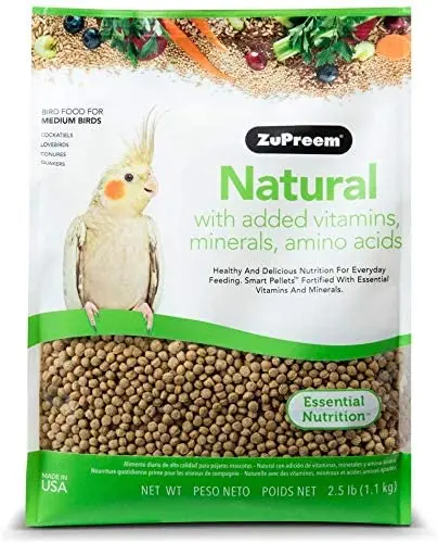 Zupreem 230353 medio natural alimento para pájaros, 2.5-pound
