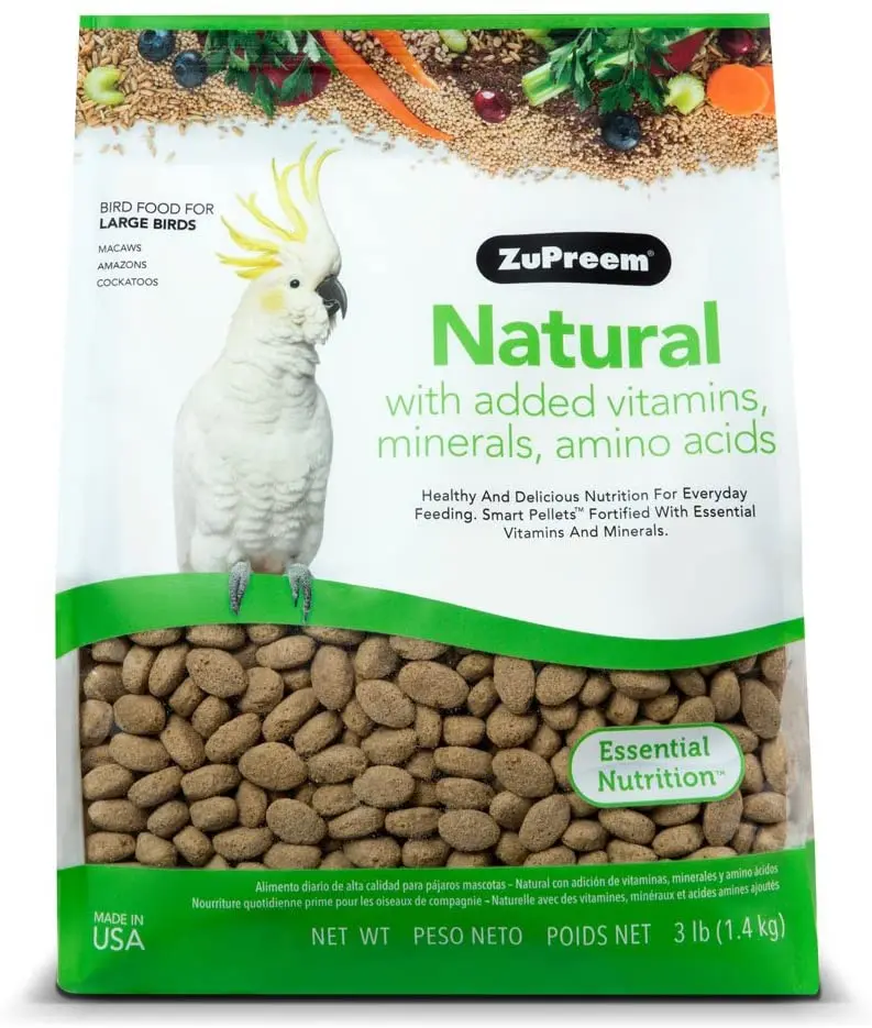 ZuPreem - Alimento natural para pájaros, 3 libras