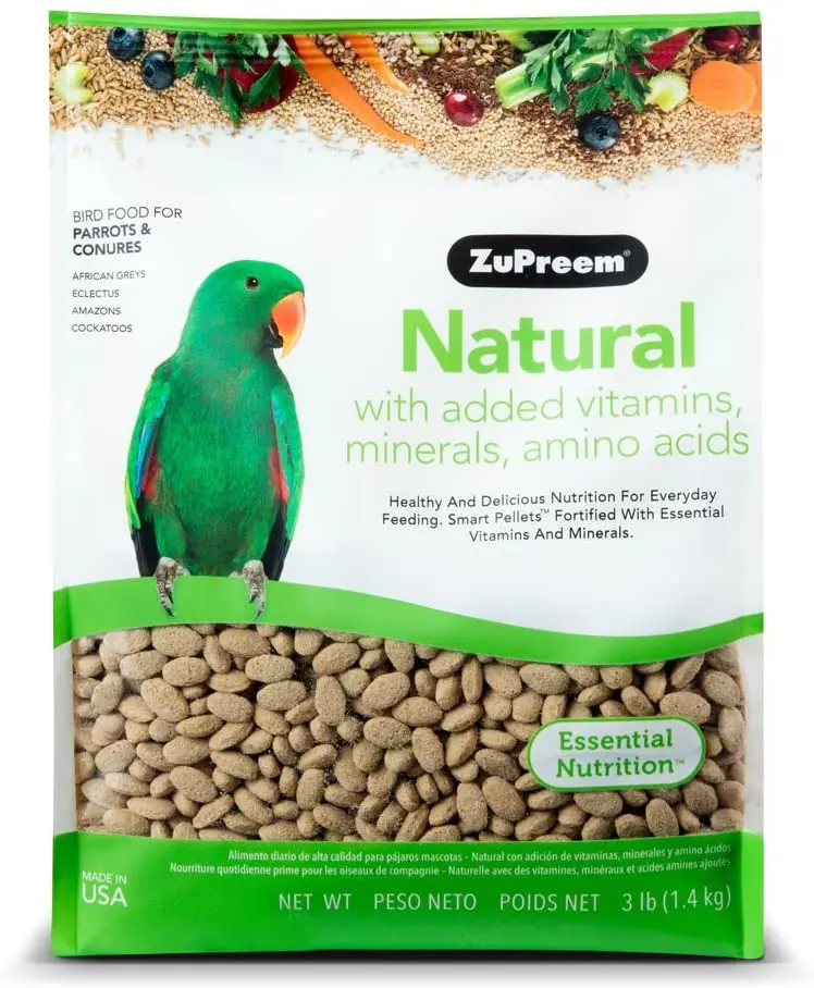 Zupreem Mezcla natural alimento para pájaros, Beige